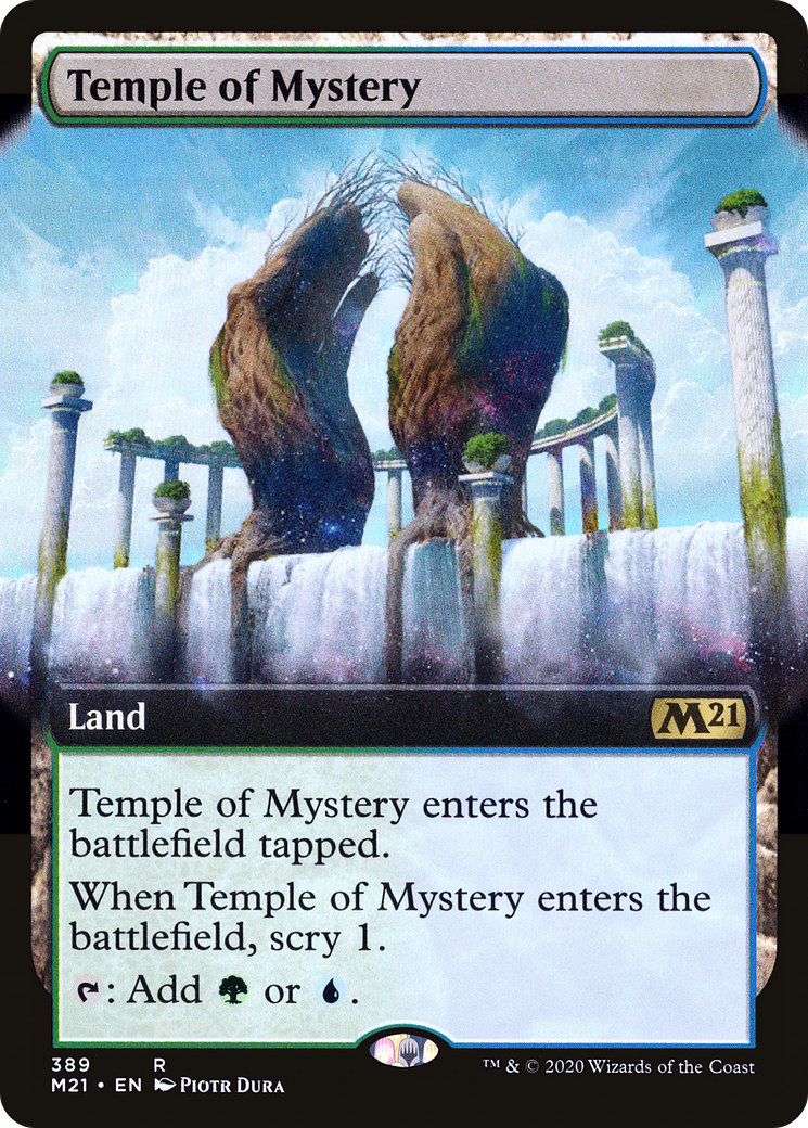 Image of Temple of Mystery (Extended Art) (M21-389) - Core Set 2021: (Extended Art) Foil