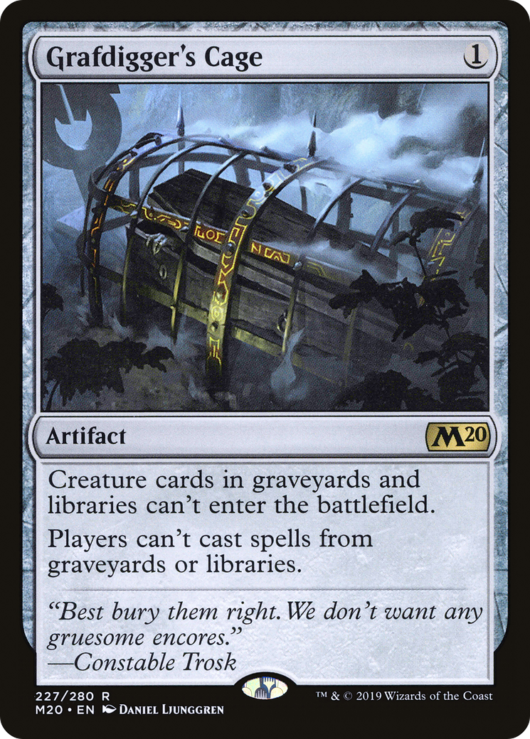 Image of Grafdigger's Cage (M20-227) - Core Set 2020