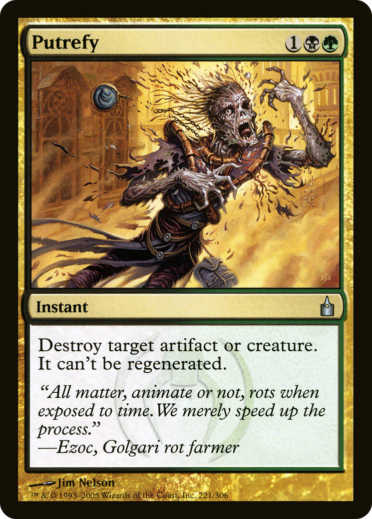 Image of Putrefy (RAV-221) - Ravnica: City of Guilds