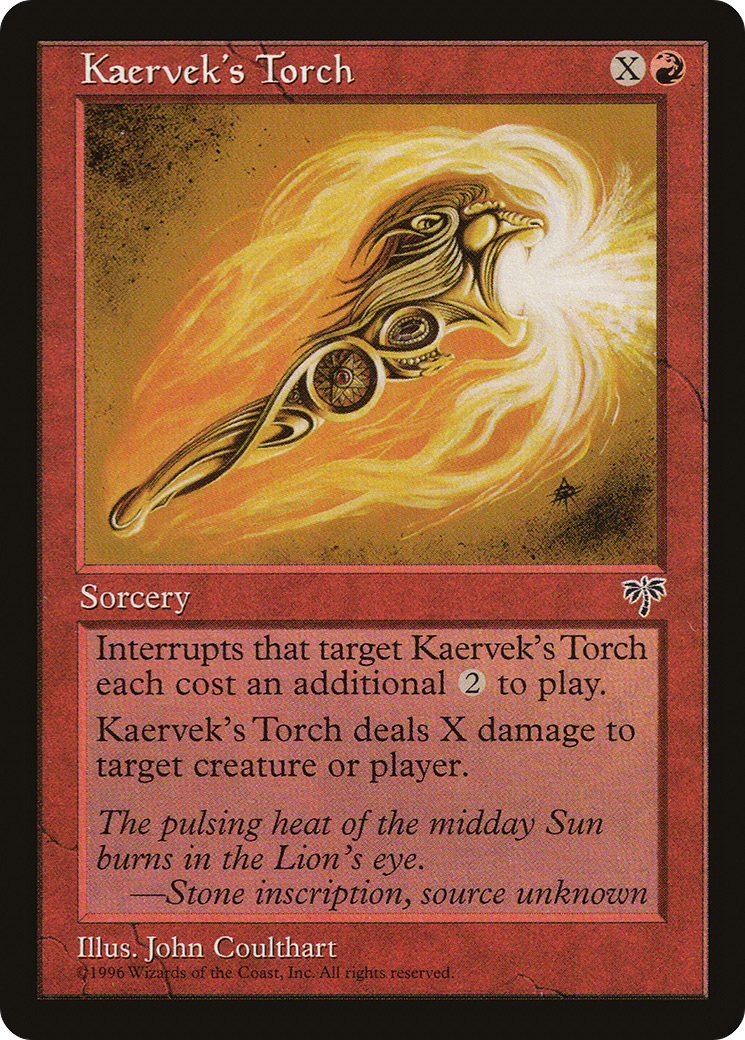 Image of Kaervek's Torch (MIR-) - Mirage
