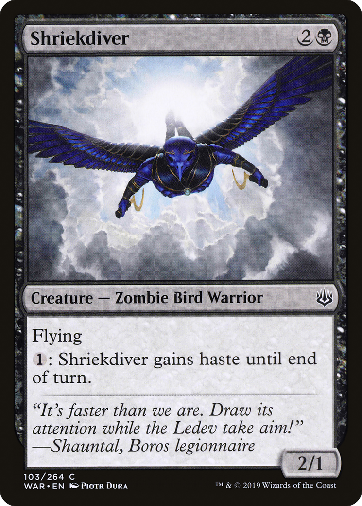 Image of Shriekdiver (WAR-103) - War of the Spark Foil