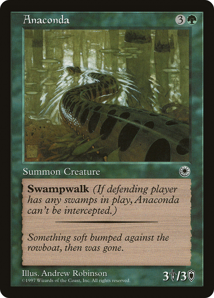 Image of Anaconda (Flavor Text) (POR-) - Portal