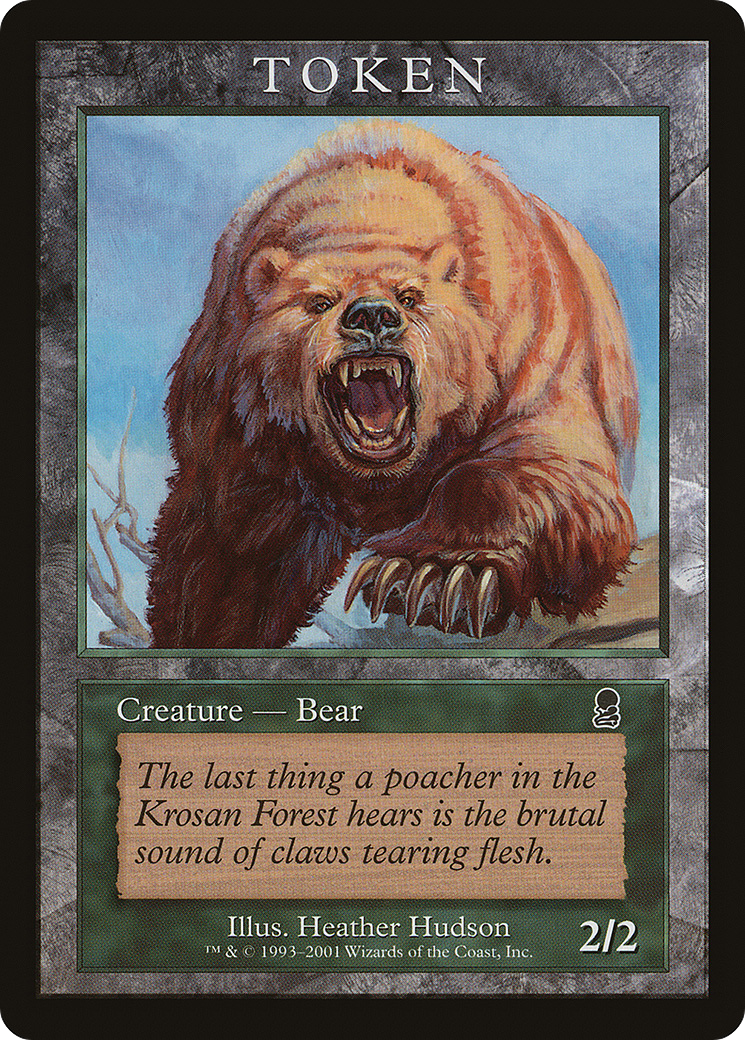 Image of Bear Token (ODY) (MPRP-) - Magic Player Rewards 2001