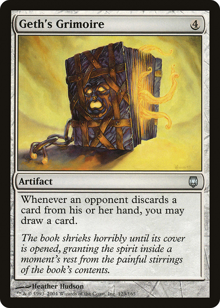 Image of Geth's Grimoire (DST-123) - Darksteel Foil