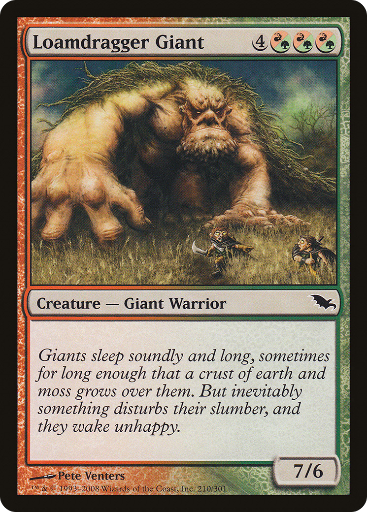 Image of Loamdragger Giant (SHM-210) - Shadowmoor Foil