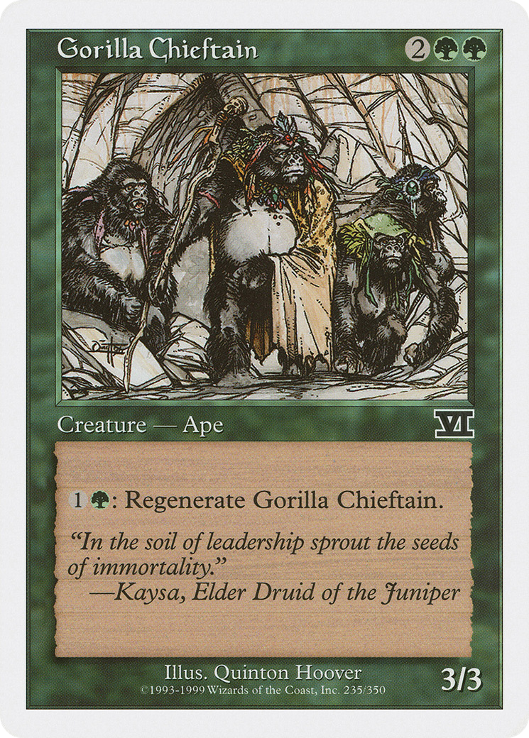 Image of Gorilla Chieftain (6ED-235) - Classic Sixth Edition