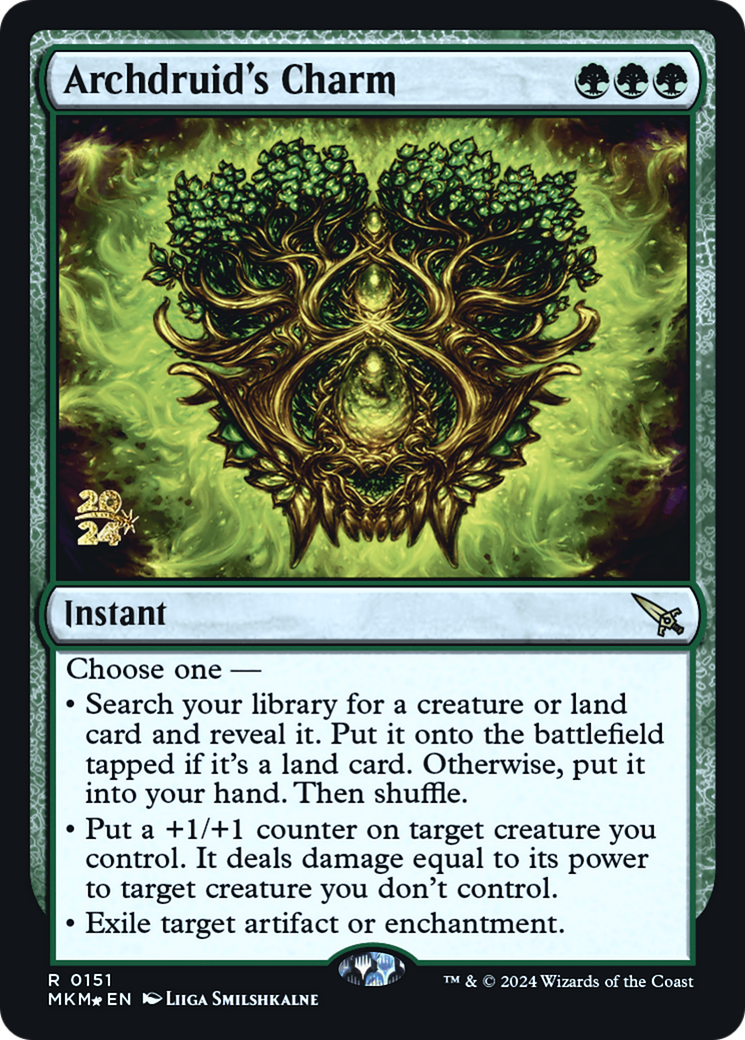 Image of Archdruid's Charm (PRE-151) - Murders at Karlov Manor Promos Foil