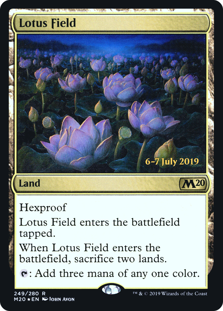 Image of Lotus Field (PRE-249) - Core Set 2020 Promos Foil
