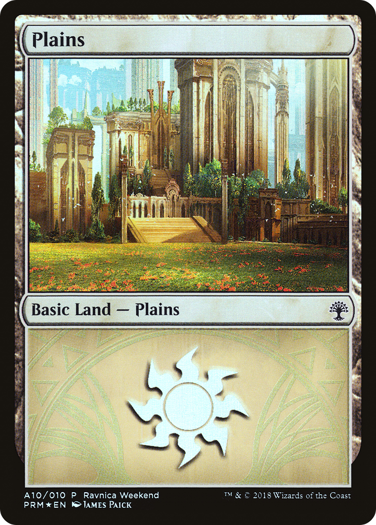 Image of Plains - Selesnya (A10) (LARP-010) - GRN Ravnica Weekend Foil