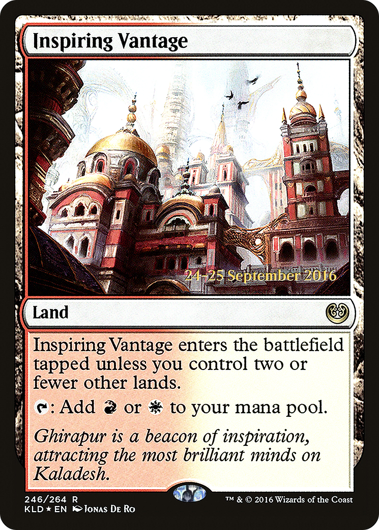 Image of Inspiring Vantage (KLD) (PRE-246) - Kaladesh Promos Foil