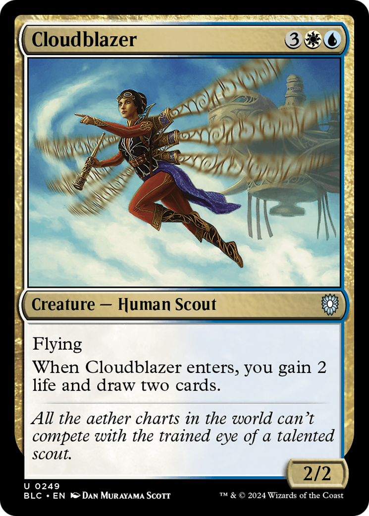 Image of Cloudblazer (BLC-249) - Bloomburrow Commander
