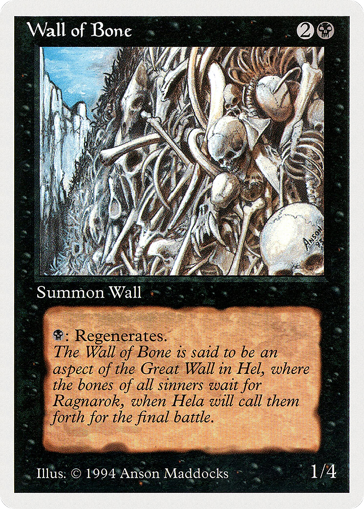 Image of Wall of Bone (SUM-134) - Summer Magic / Edgar
