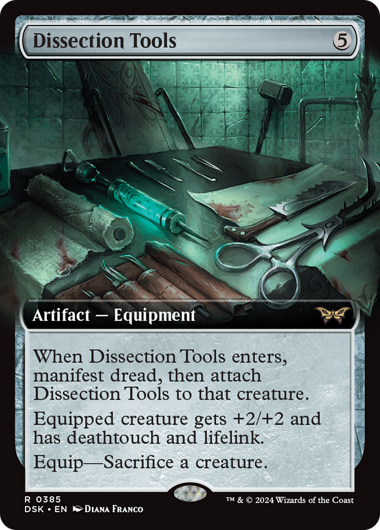 Image of Dissection Tools (Extended Art) (DSK-385) - Duskmourn: House of Horror: (Extended Art)