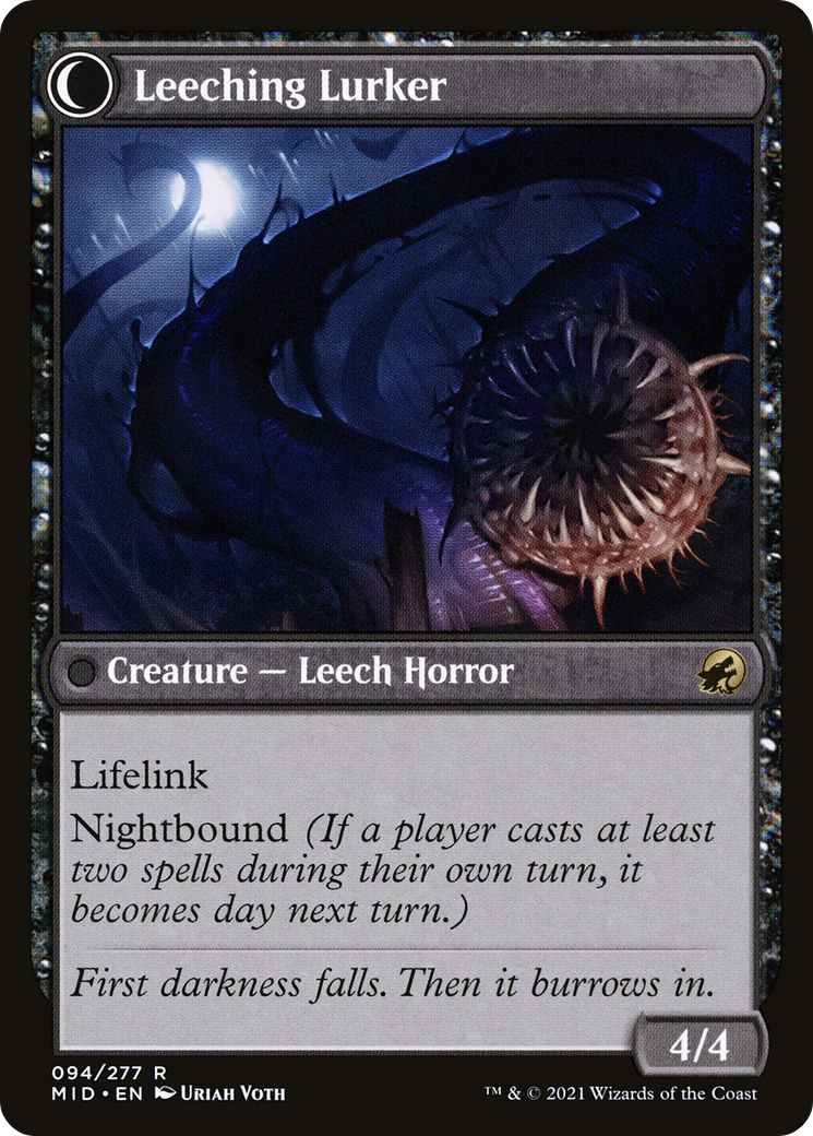 Image of Curse of Leeches (MID-094) - Innistrad: Midnight Hunt: (Double Faced Transform)