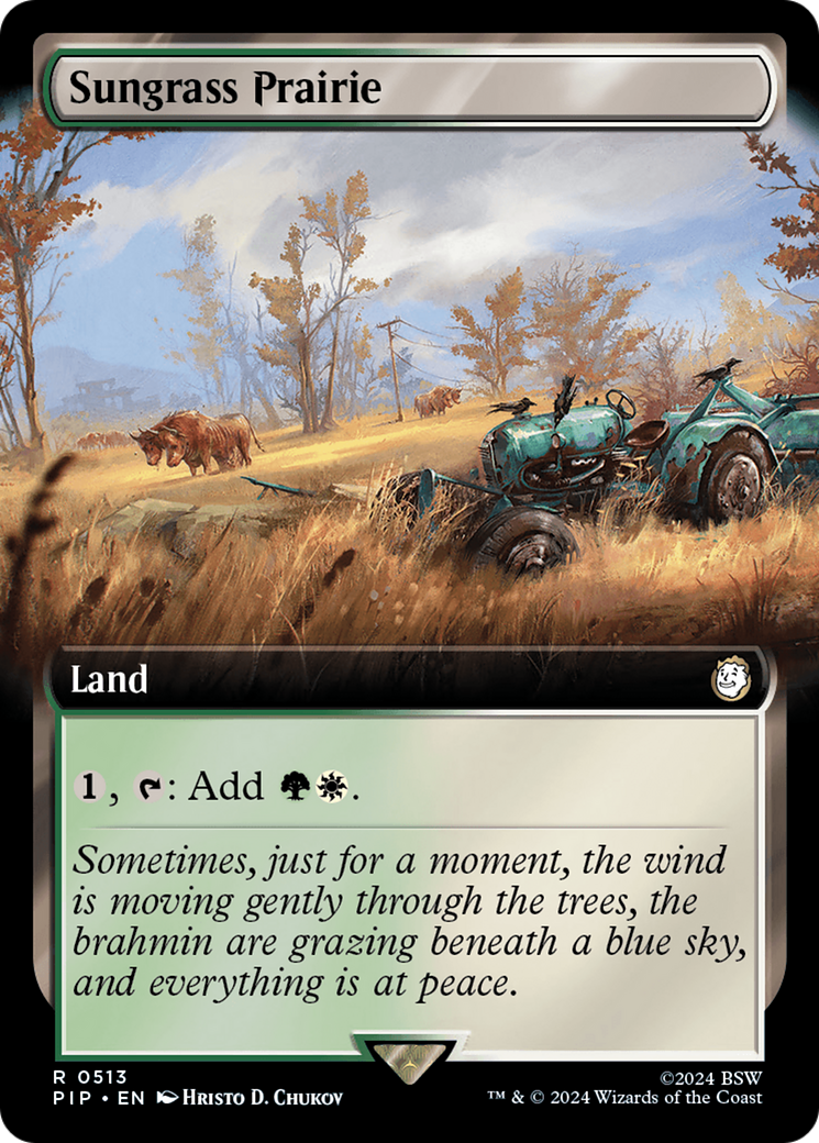 Image of Sungrass Prairie (Extended Art) (PIP-513) - Fallout: (Extended Art) Foil