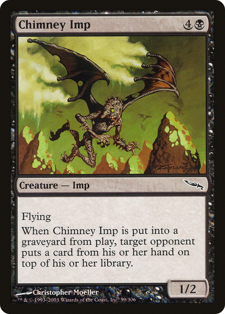 Image of Chimney Imp (MRD-059) - Mirrodin Foil