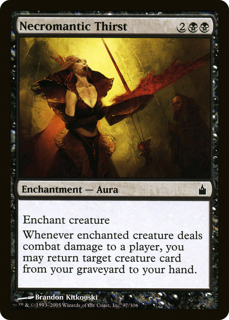 Image of Necromantic Thirst (RAV-097) - Ravnica: City of Guilds