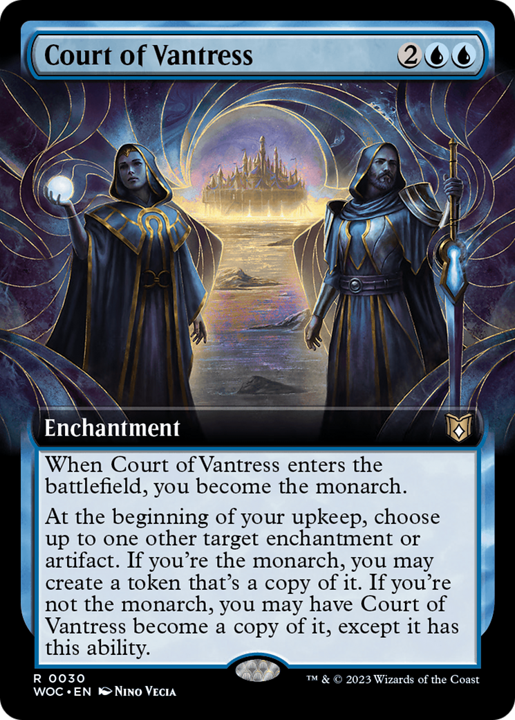 Image of Court of Vantress (Extended Art) (WOC-030) - Wilds of Eldraine Commander: (Extended Art)