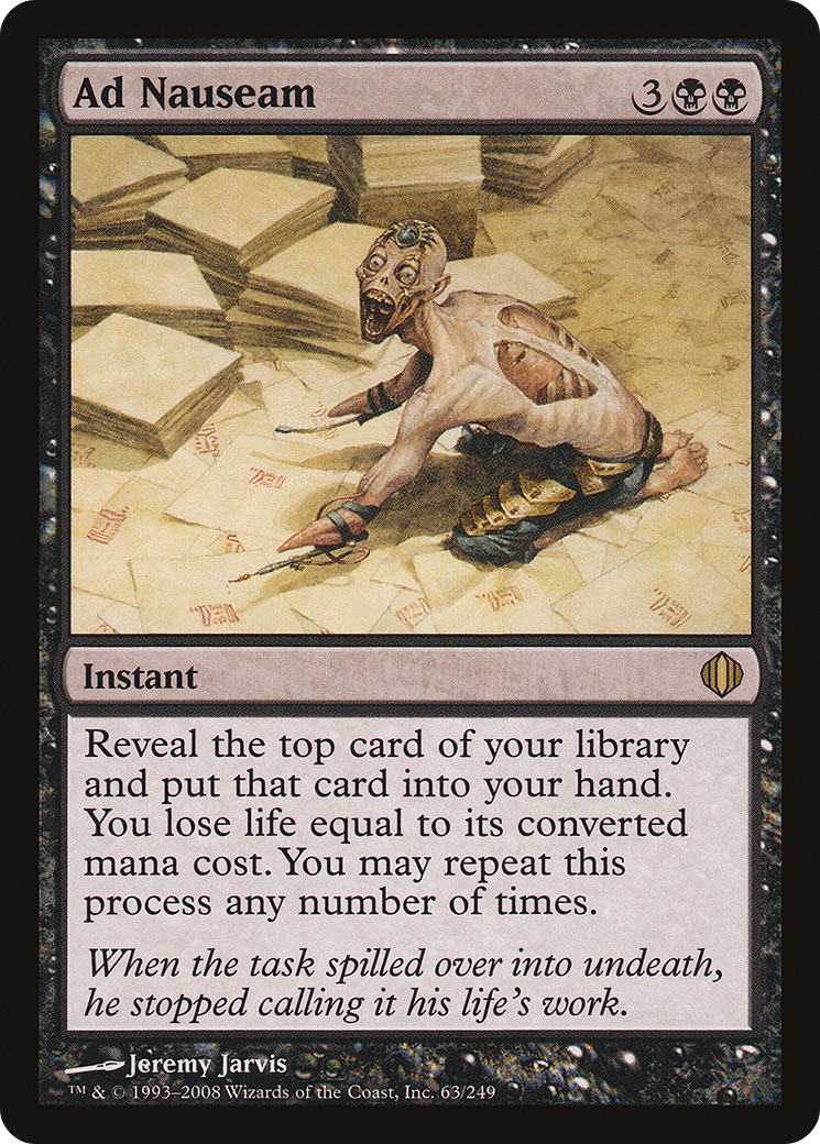 Image of Ad Nauseam (ALA-063) - Shards of Alara Foil