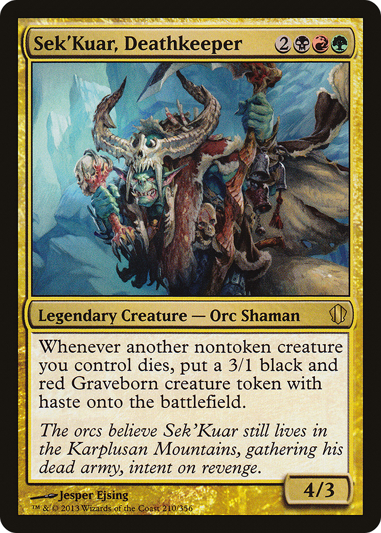 Image of Sek'Kuar, Deathkeeper (C13-210) - Commander 2013