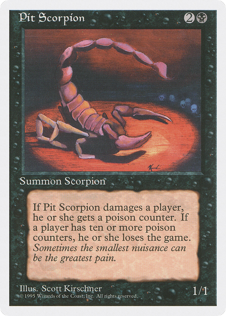 Image of Pit Scorpion (4ED-) - Fourth Edition