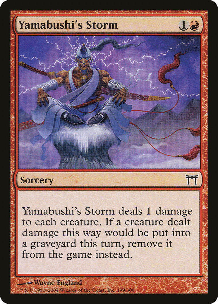 Image of Yamabushi's Storm (CHK-199) - Champions of Kamigawa