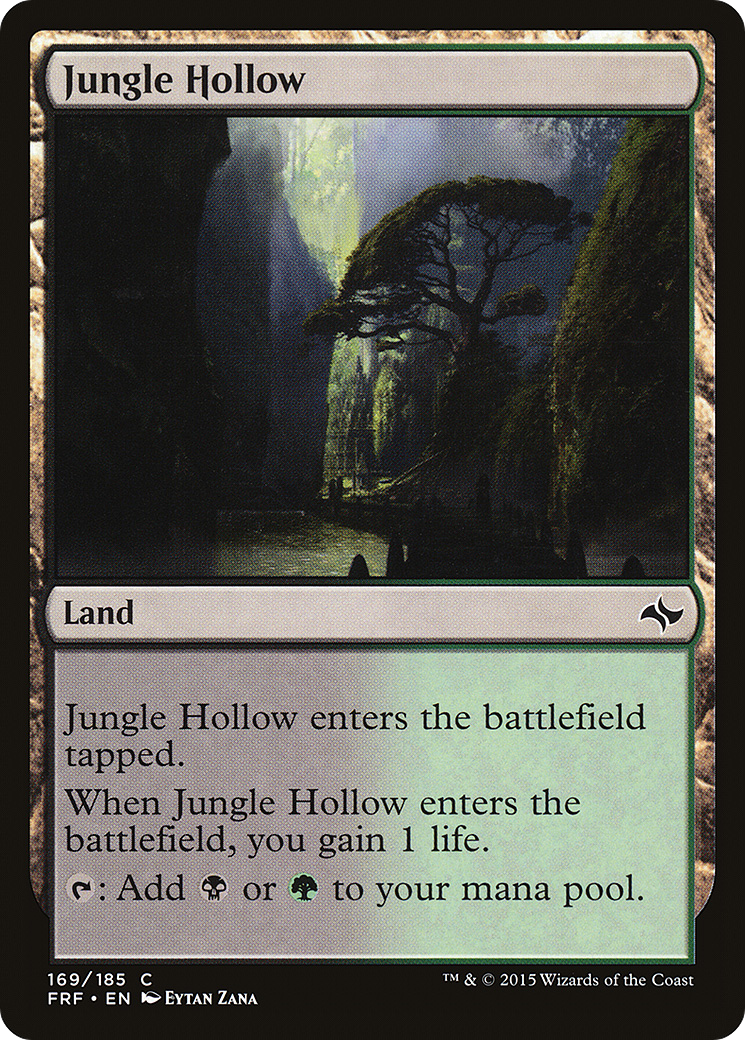 Image of Jungle Hollow (FRF-169) - Fate Reforged Foil