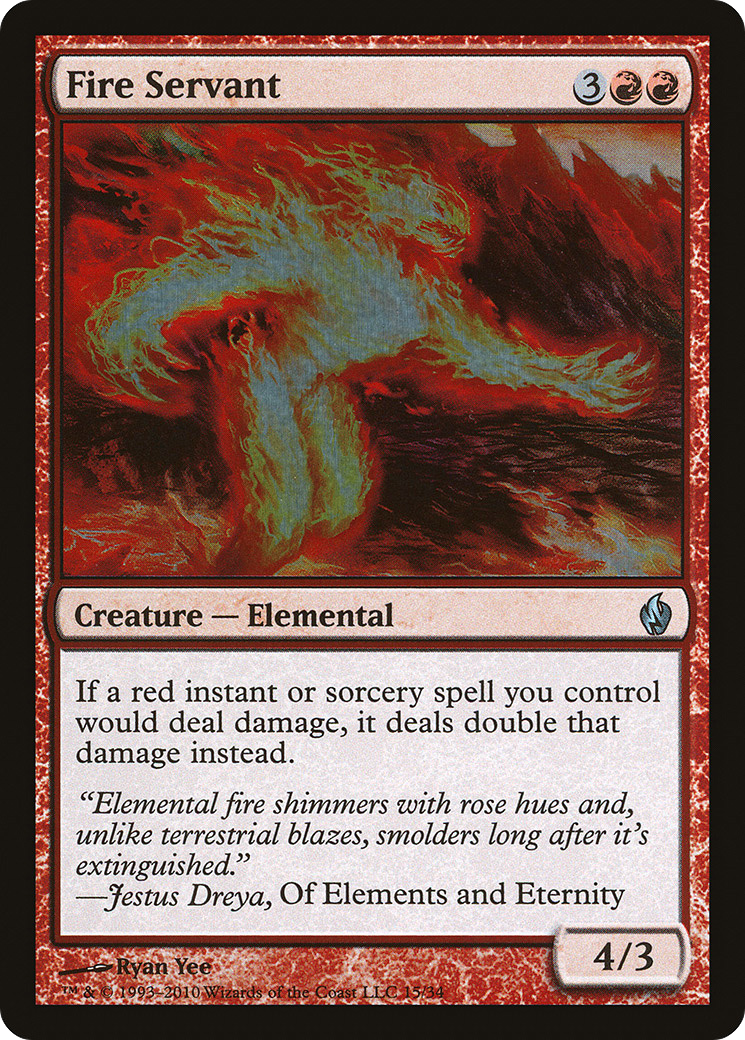 Image of Fire Servant (PD2-015) - Premium Deck Series: Fire and Lightning Foil