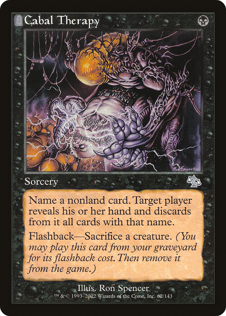 Image of Cabal Therapy (JUD-062) - Judgment: (tombstone) Foil