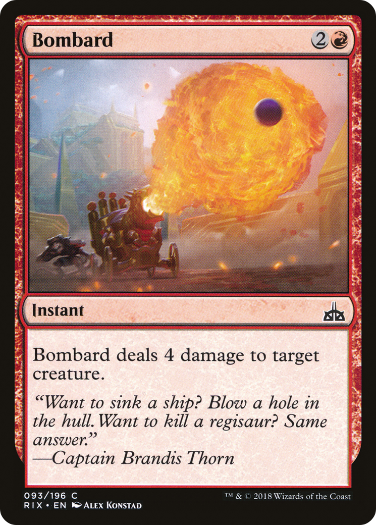 Image of Bombard (RIX-093) - Rivals of Ixalan
