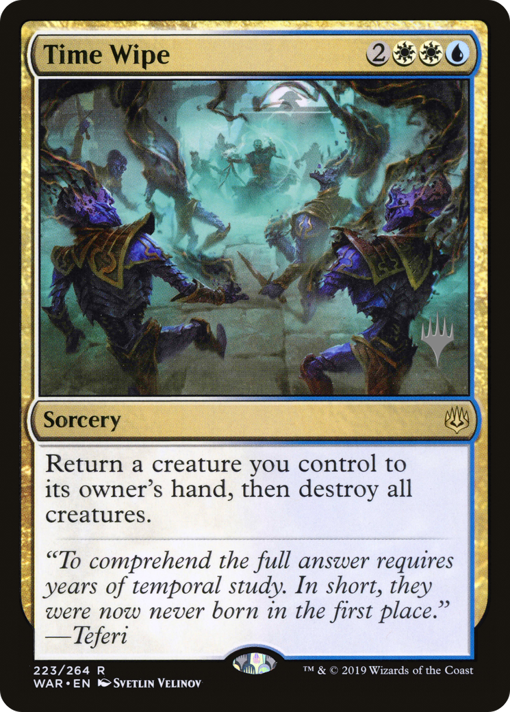 Image of Time Wipe (PPELD-223) - War of the Spark Promos Foil