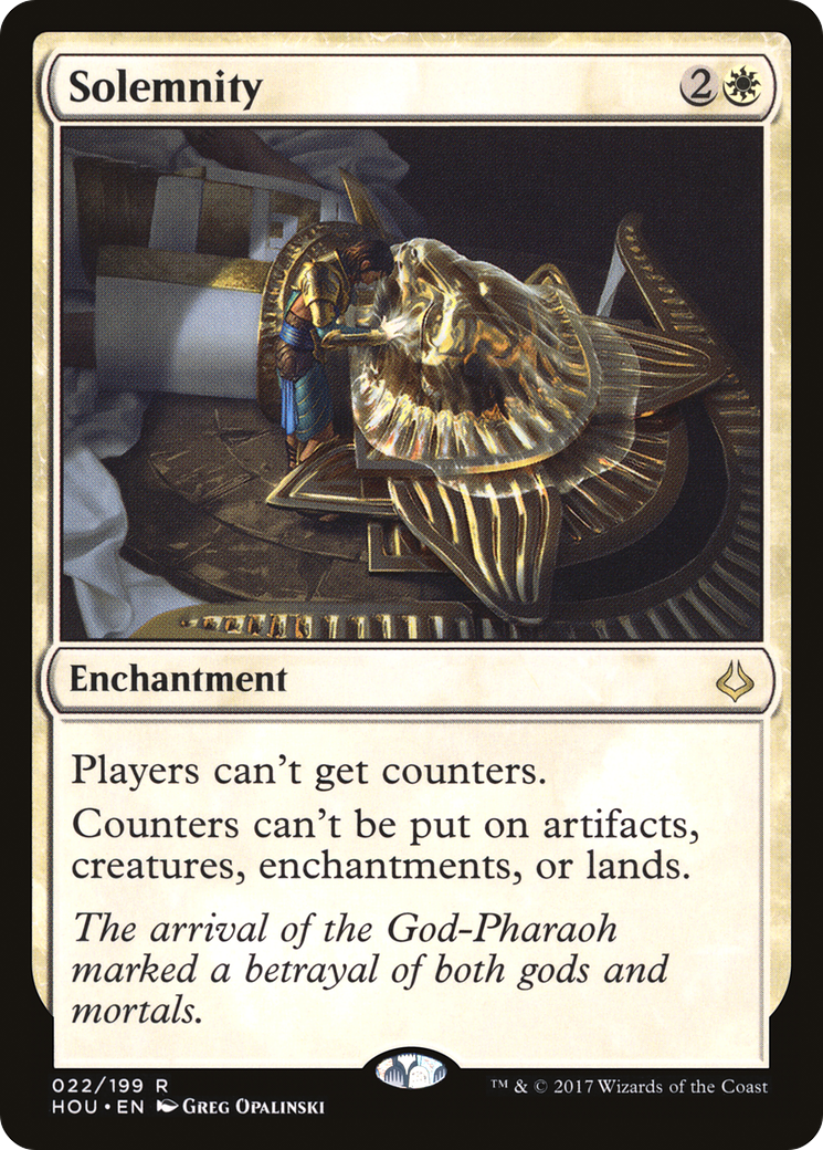 Image of Solemnity (HOU-022) - Hour of Devastation Foil