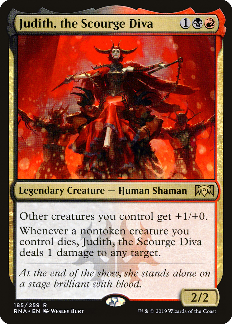 Image of Judith, the Scourge Diva (RNA-185) - Ravnica Allegiance
