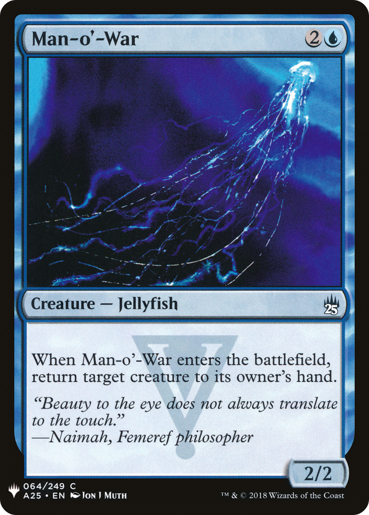 Image of Man-o'-War (A25) (LIST-064) - The List