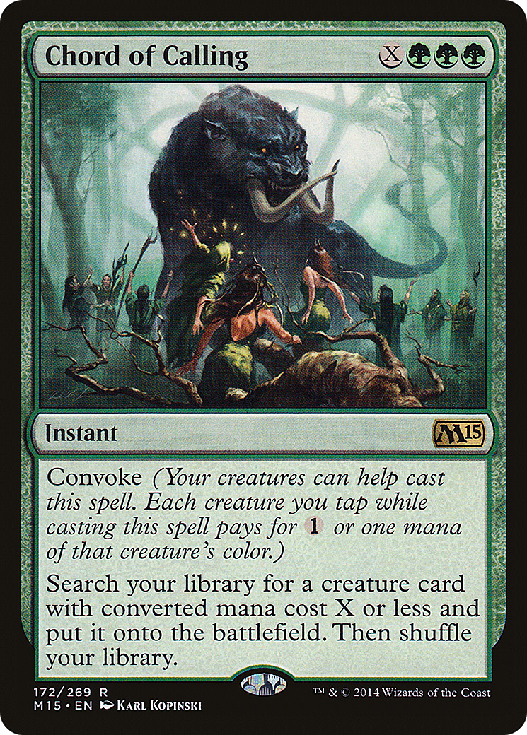 Image of Chord of Calling (M15-172) - Magic 2015 Foil