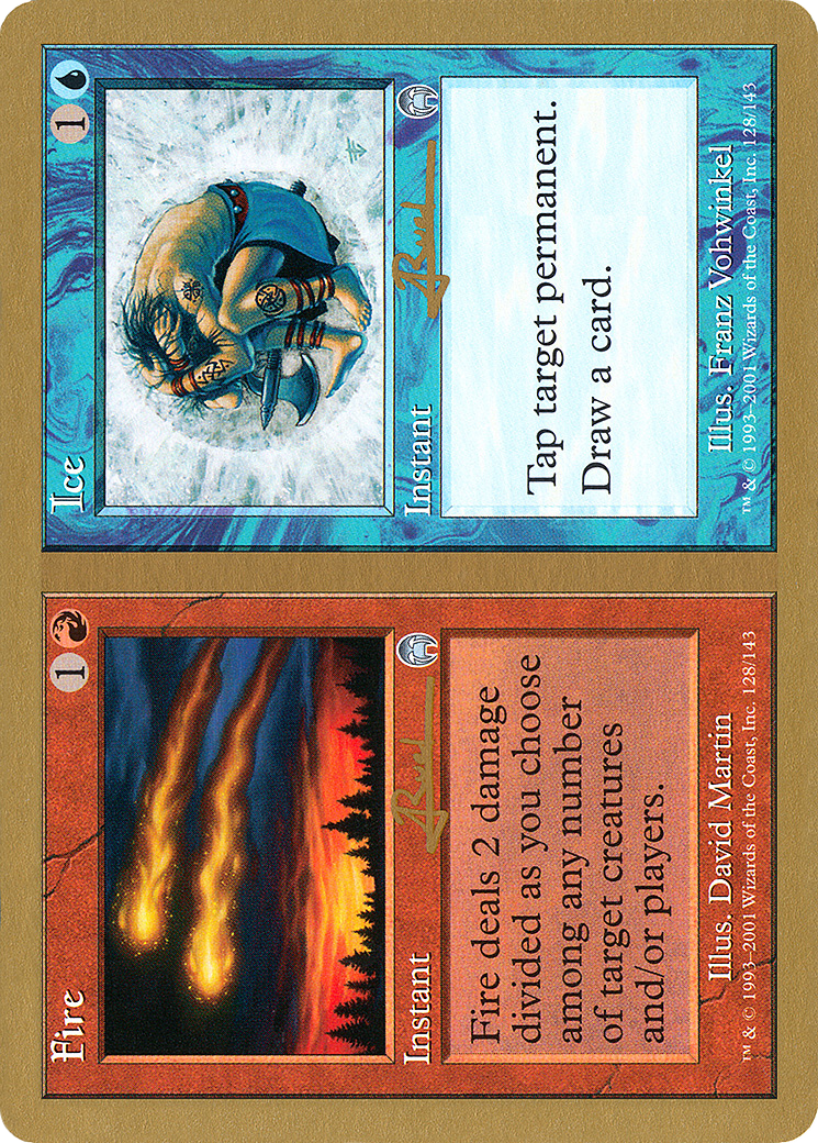 Image of Fire // Ice - 2001 Antoine Ruel (APC) (WCD-) - World Championship Decks 2001