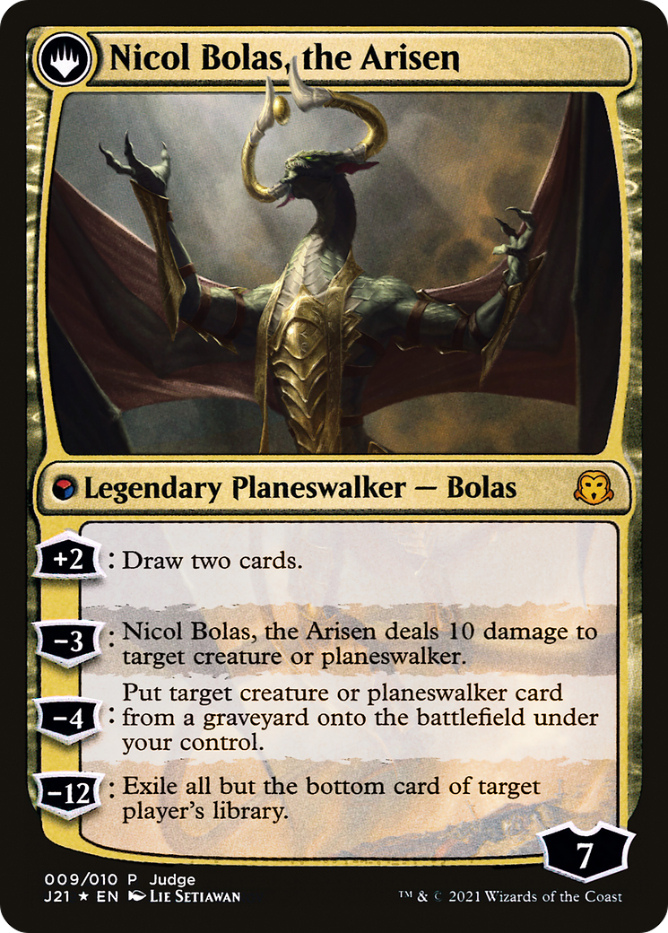 Image of Nicol Bolas, the Ravager (JDG-009) - Judge Gift Cards 2021: (originpwdfc) Foil