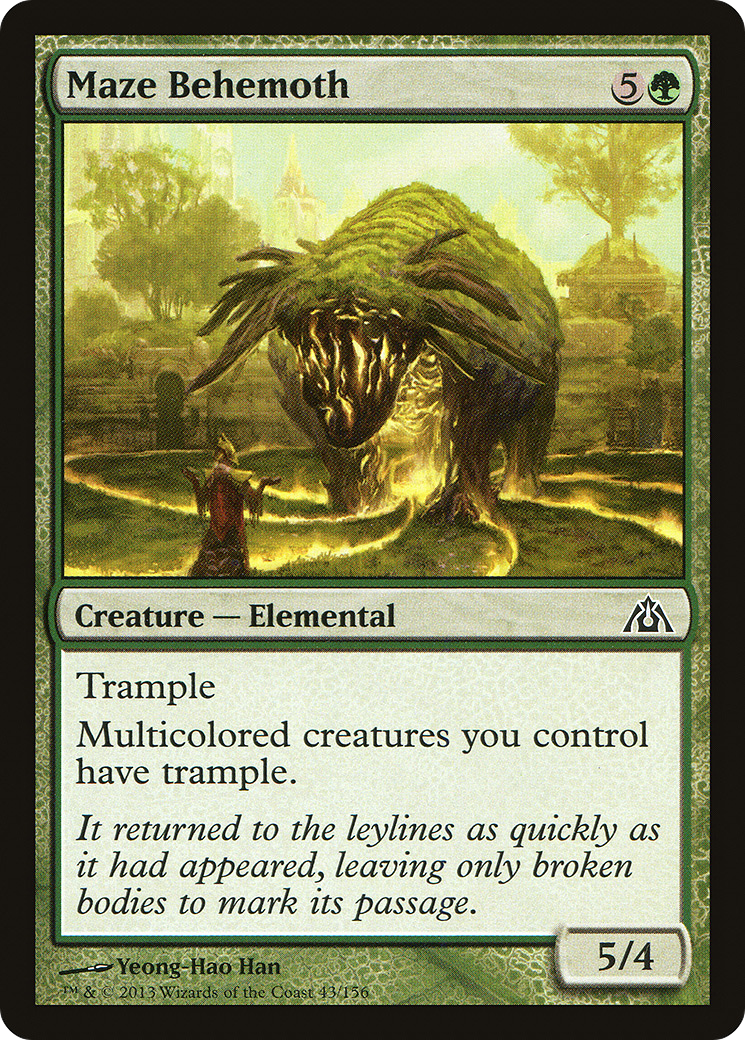 Image of Maze Behemoth (DGM-043) - Dragon's Maze Foil