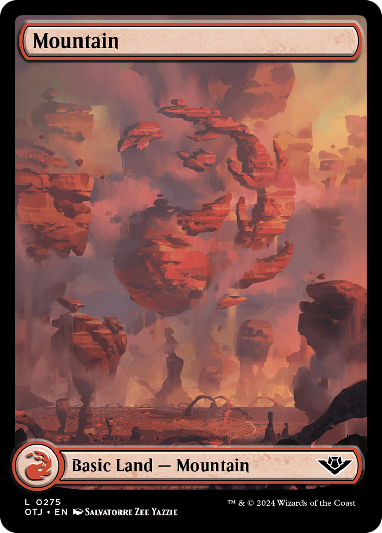 Image of Mountain (0275) (OTJ-275) - Outlaws of Thunder Junction
