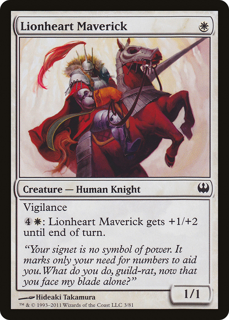 Image of Lionheart Maverick (DDG-003) - Duel Decks: Knights vs. Dragons