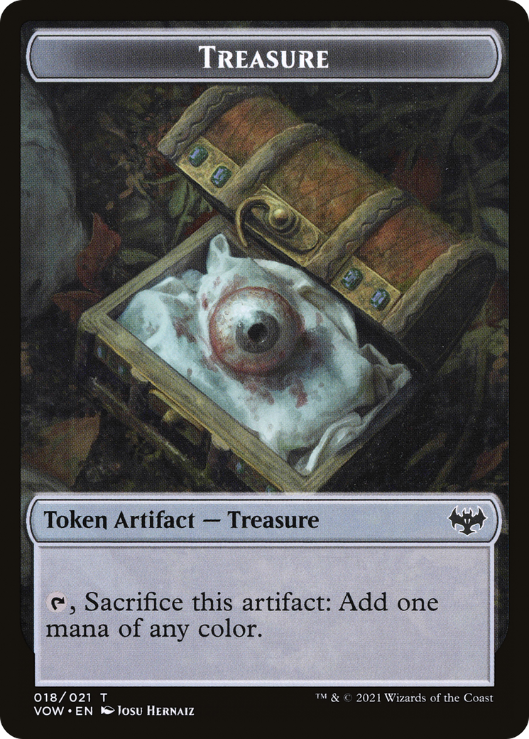 Image of Treasure (TVOW-018) - Innistrad: Crimson Vow Tokens Foil