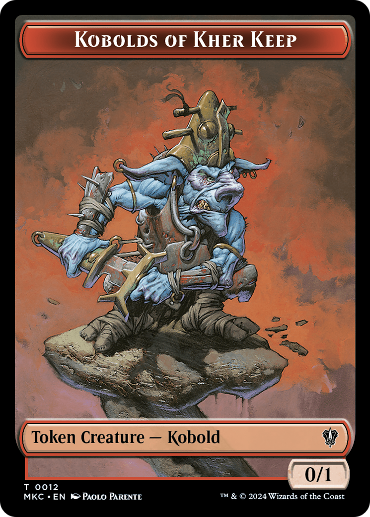 Image of Kobolds of Kher Keep (TMKC-012) - Murders at Karlov Manor Commander Tokens Foil