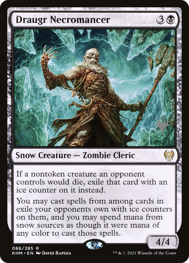 Image of Draugr Necromancer (PPKHM-086) - Kaldheim Promos: (snow)