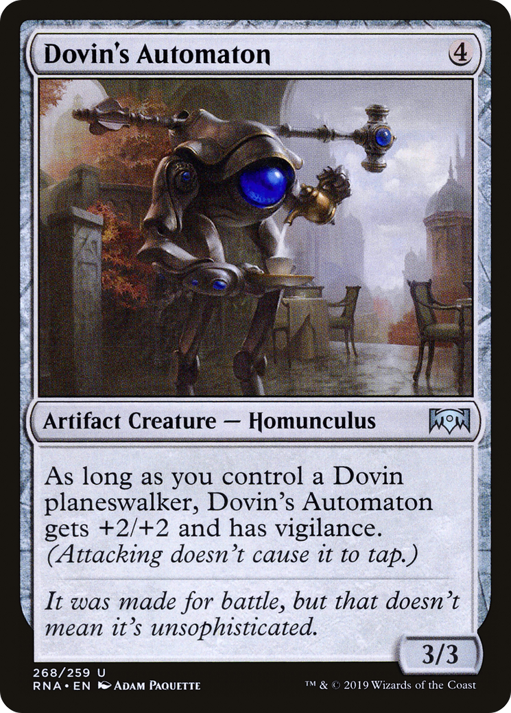 Image of Dovin's Automaton (RNA-268) - Ravnica Allegiance