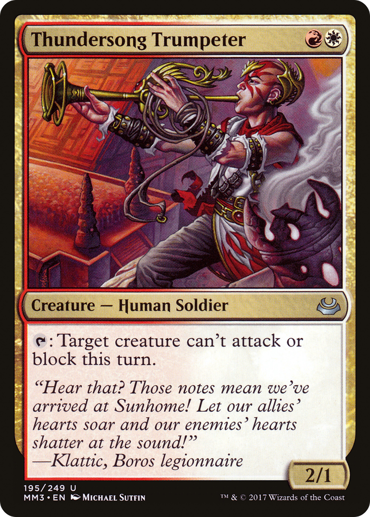 Image of Thundersong Trumpeter (MM3-195) - Modern Masters 2017