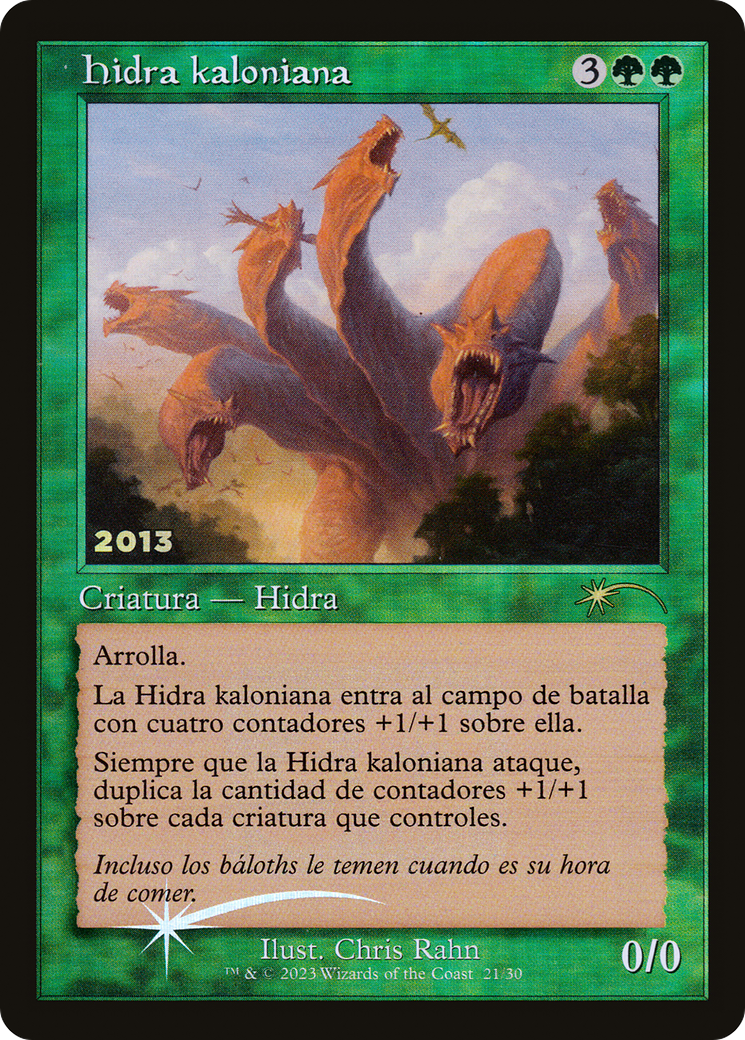 Image of Kalonian Hydra (ES Exclusive) (30A-P-021) - 30th Anniversary Play Promos Foil