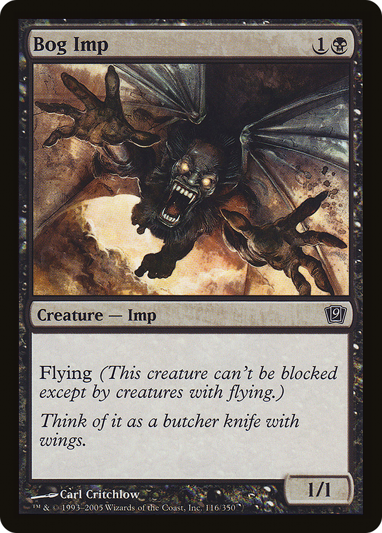 Image of Bog Imp (9ED-116) - 9th Edition Foil
