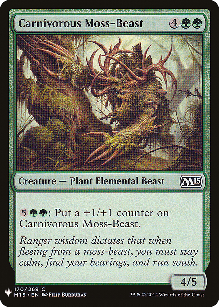 Image of Carnivorous Moss-Beast (LIST-170) - The List