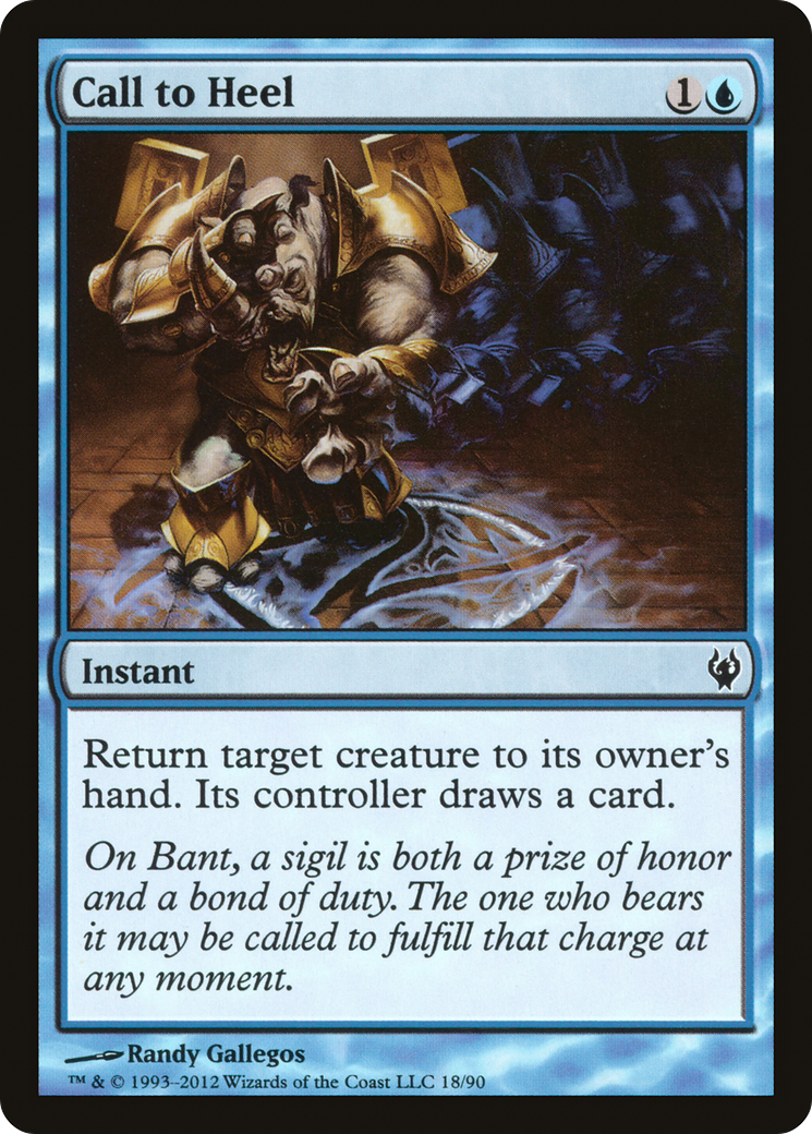 Image of Call to Heel (DDJ-018) - Duel Decks: Izzet vs. Golgari