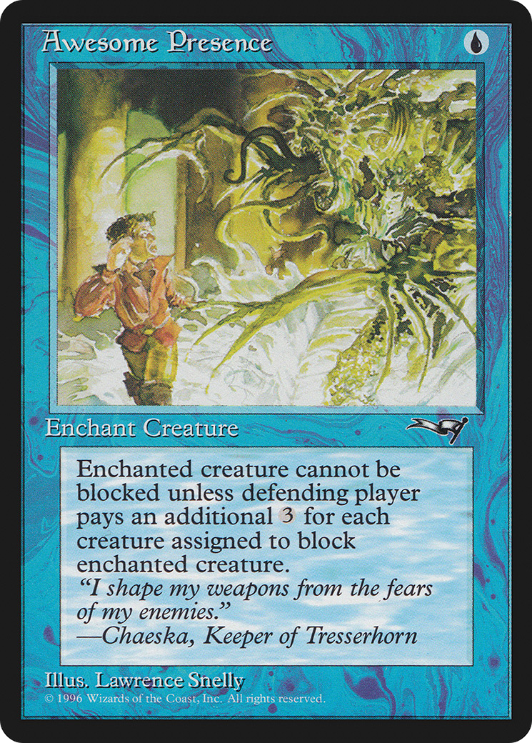 Image of Awesome Presence (Man Being Chased) (ALL-035) - Alliances